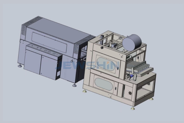 JX-700 Semi-Auto Spring-Style Tape Shrink Wrapper (Accordion Fold)