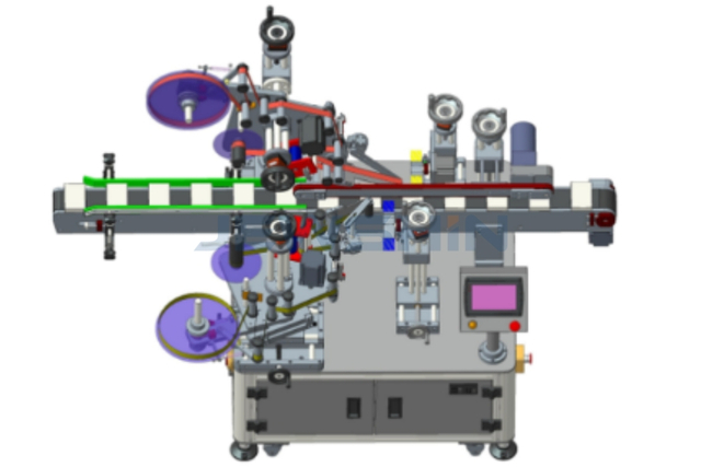 JX-T1162 Automatic Box Corner Sealing Labeling Machine
