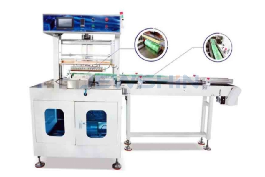 JX-1020 Fully Automatic Tape Log Sleeve Wrapper