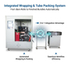 Fully Automatic PVC Electrical Tape Sleeve Wrapping & Tube Packing Machine