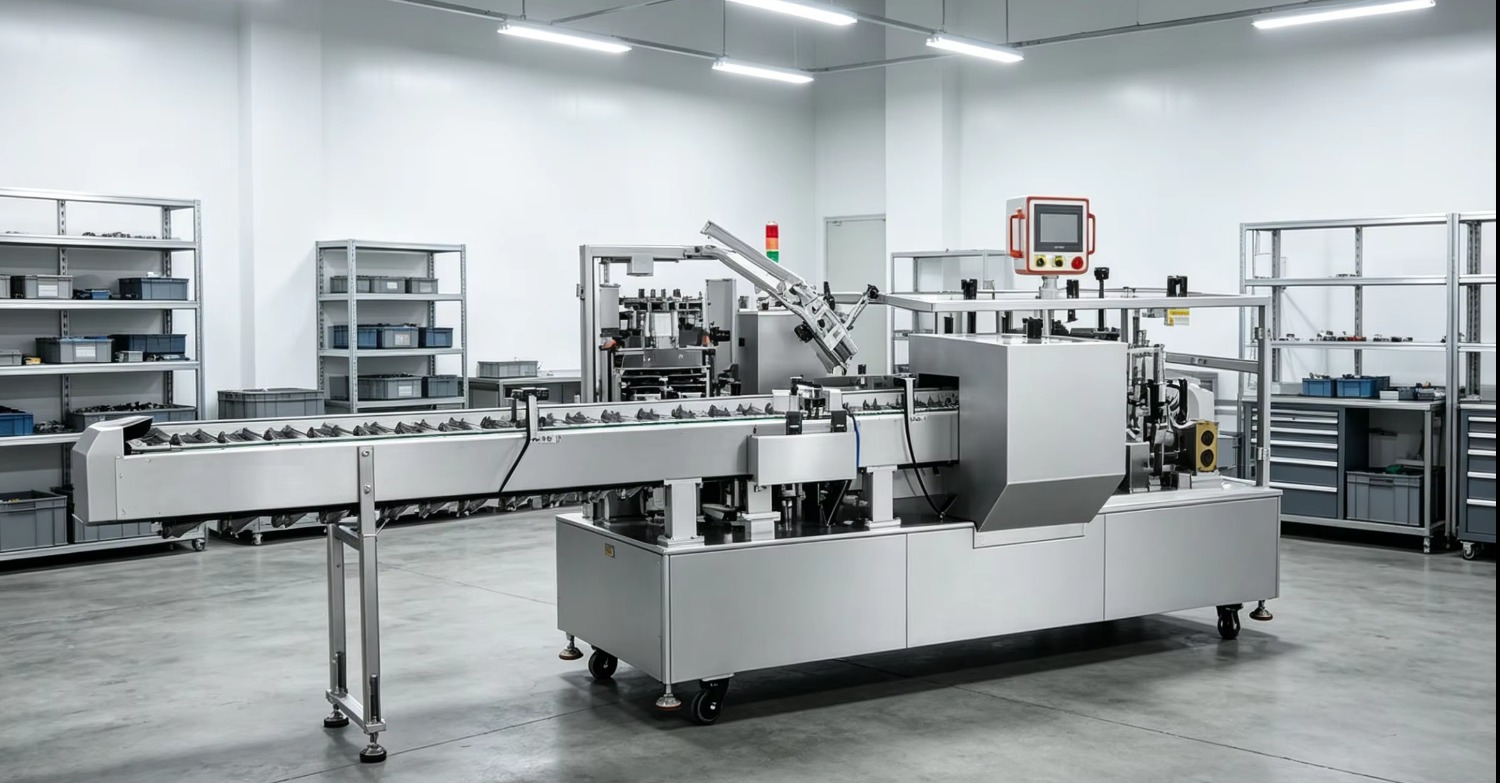 カスタマイズ可能なボックスカートン化産業用大型カートン包装機