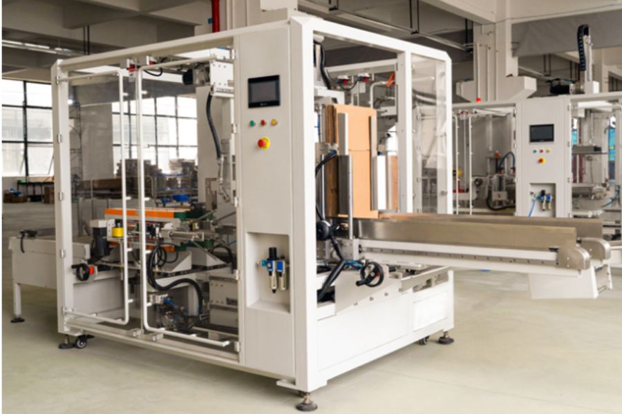 SAE450S Side-Push Box Opening & Sealing Machine | Automatic Case Erector and Packer