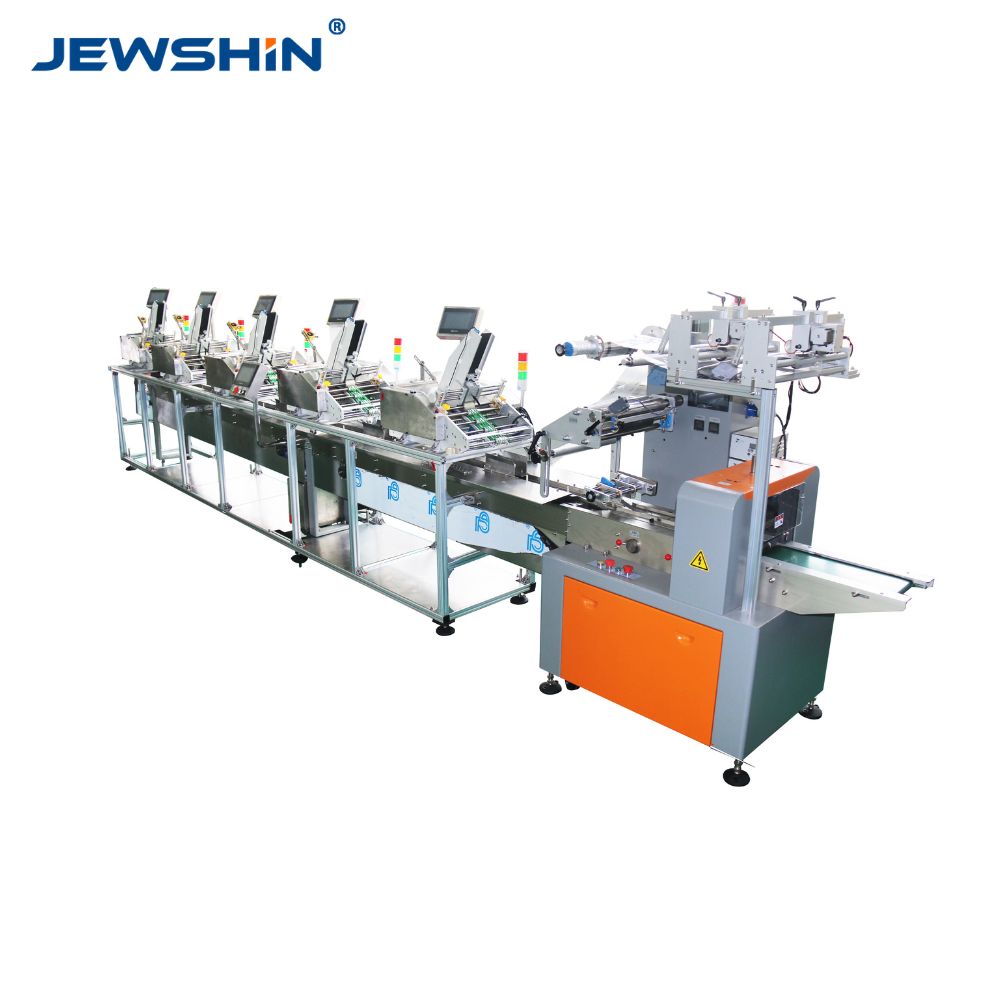 JEWSHIN High-Speed 20-Head Automatic Card Packaging Line