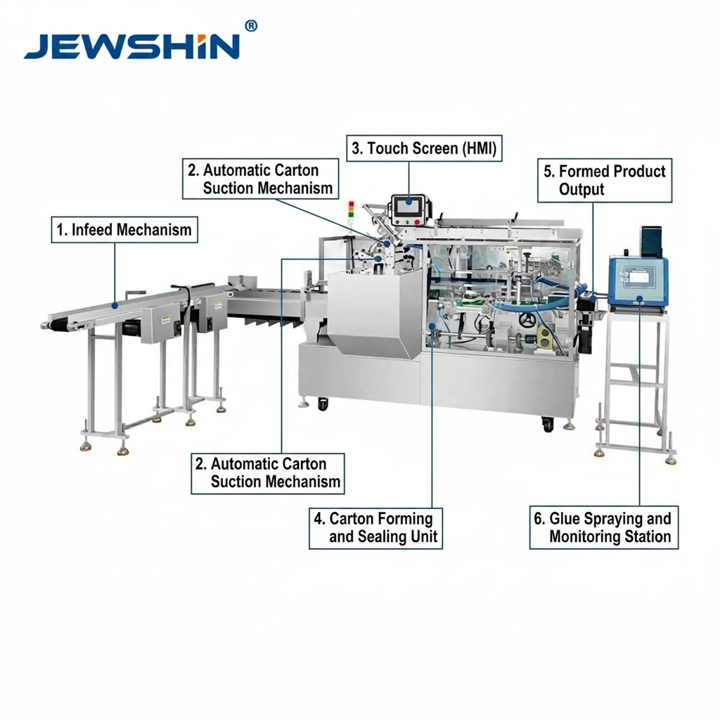 JEWSHIN 自動箱詰め機 JX-L080