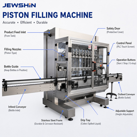 High-Precision Servo Pump Filling Machine for Oil, Essential Oil & Pharmaceutical Liquids