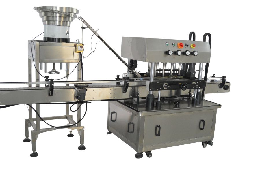 High-Speed Automatic Spindle Capping Machine (with Cap Elevator)