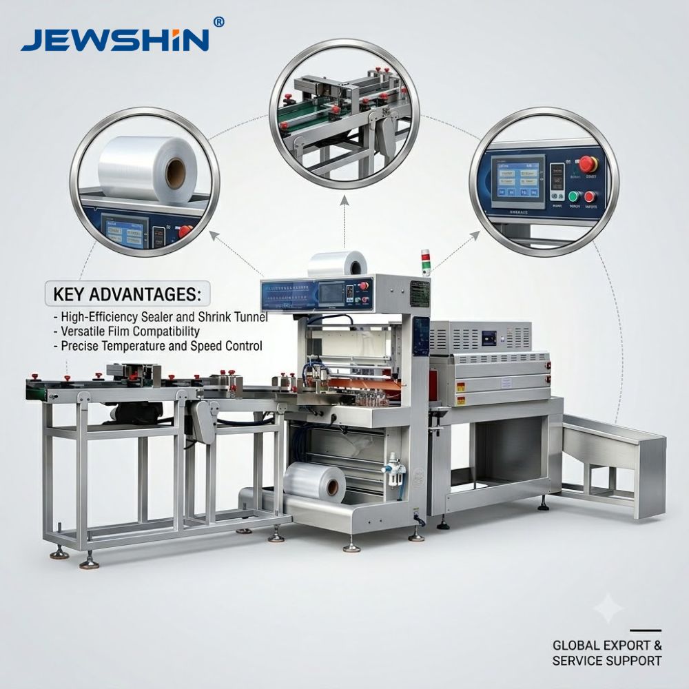 JX-50M tape packaging machine side view
