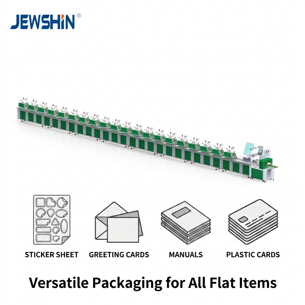 JEWSHIN High-Speed 20-Head Automatic Card Packaging Line