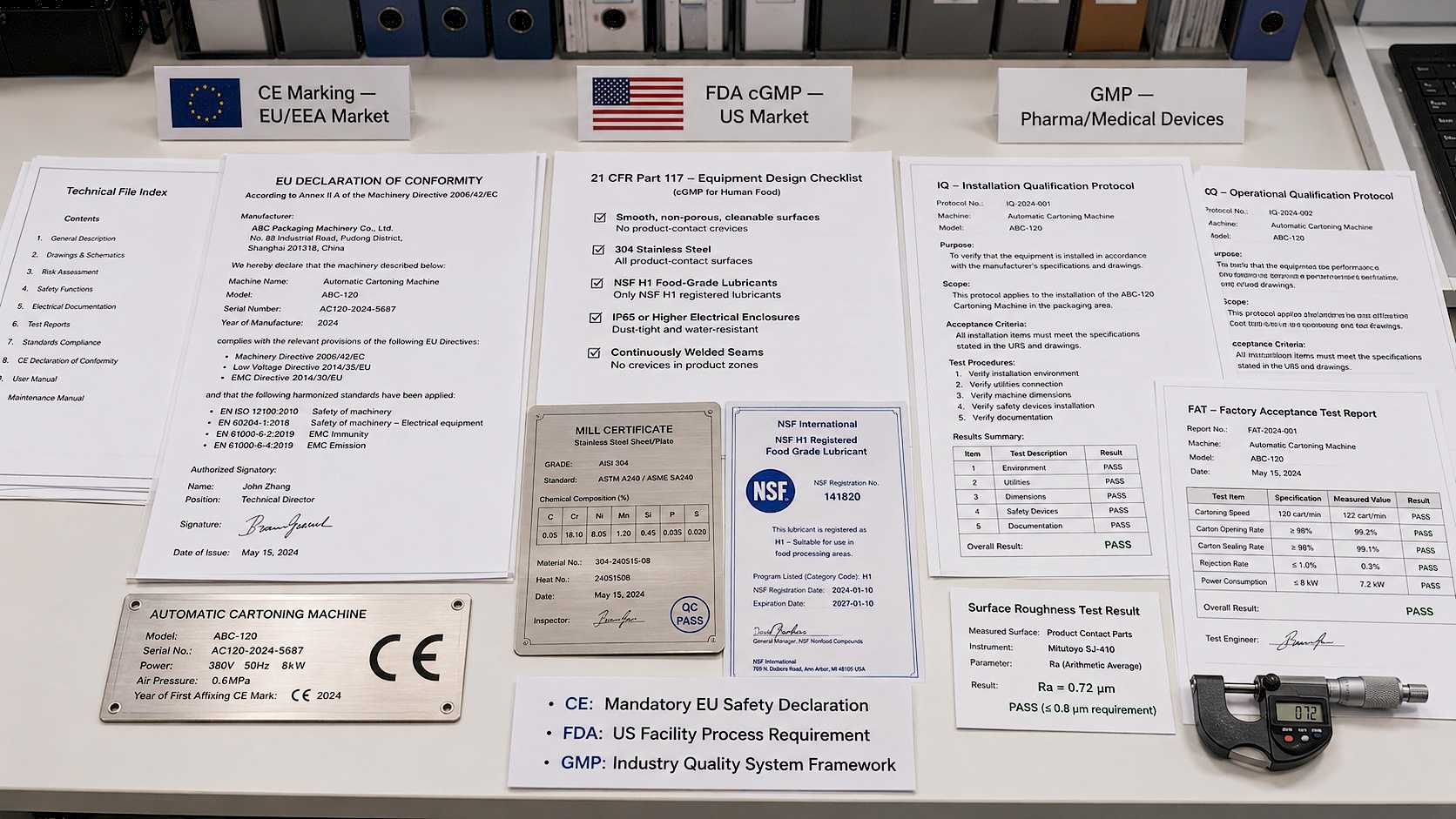 Meeting FDA, CE, and GMP Standards: A Packaging Machine Compliance Guide for International Manufacturers
