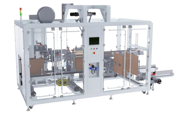 SAE500T Vertical Box Opening, Packing & Sealing Machine 
