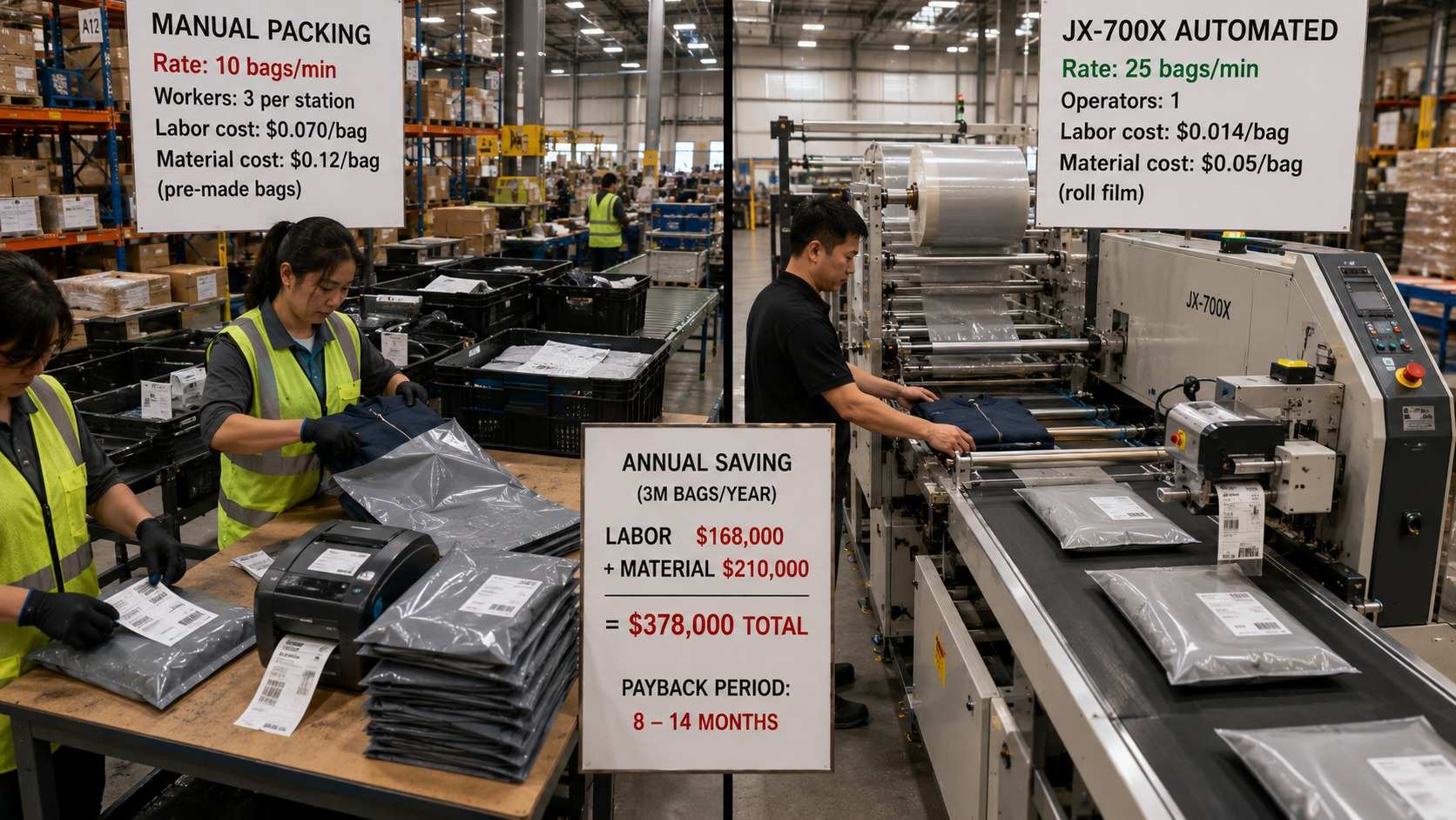 E-commerce Packaging Automation