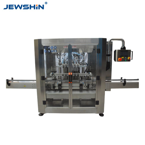Automatic Overflow Filling Machine for Glass Bottles with Constant Fill Level