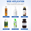 Automatic Overflow Filling Machine for Glass Bottles with Constant Fill Level